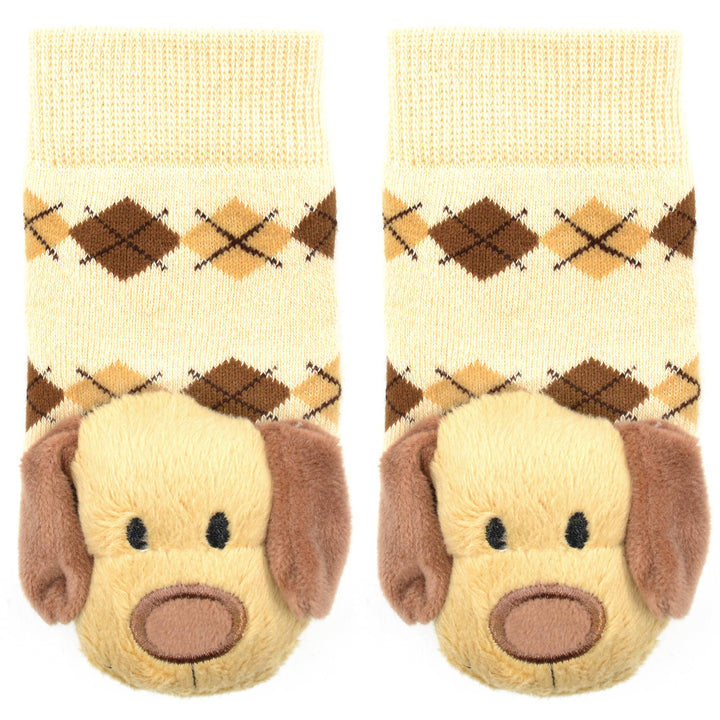 Brown Dog Boogie Toes Rattle Socks: 1 - 2 Y