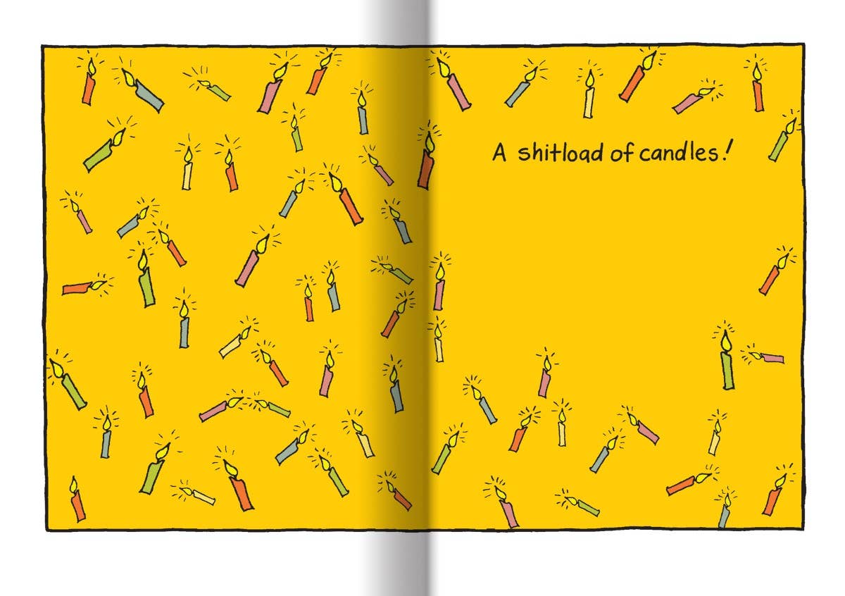 Load Of Candles Birthday Card - 1686