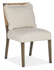Sundance - Woven Back Side Chair (Set of 2) - Beige / Light Brown