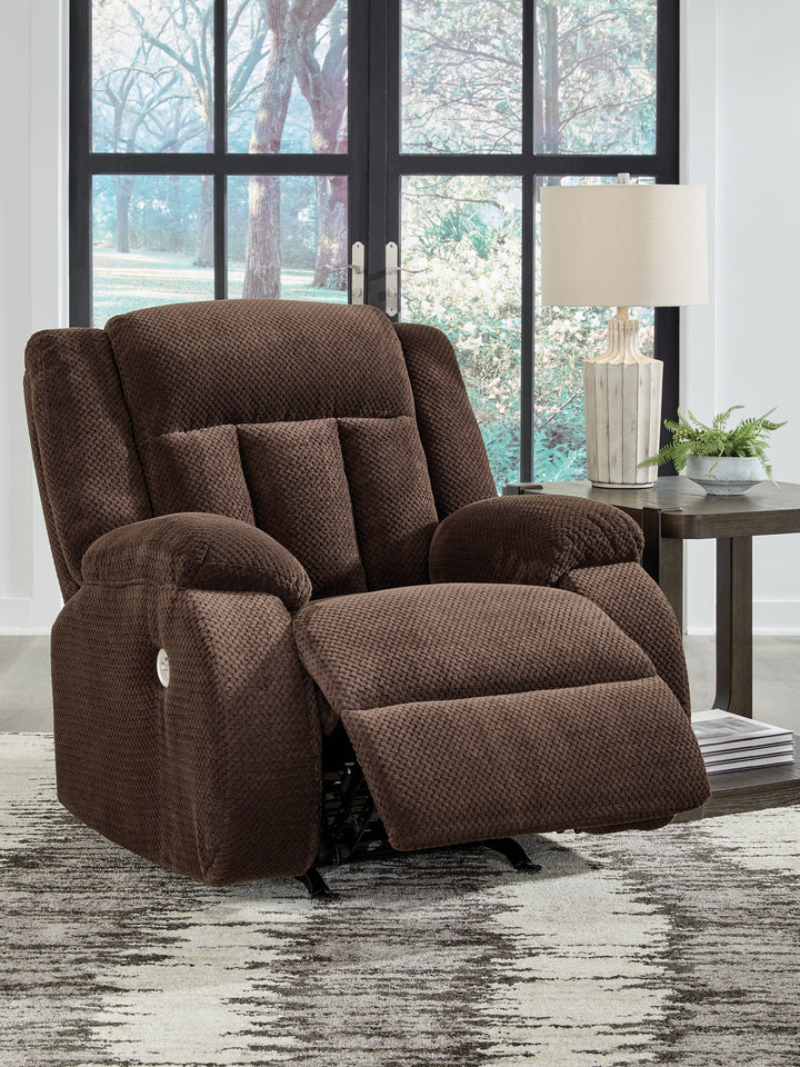Free Wake - Chocolate - Power Rocker Recliner