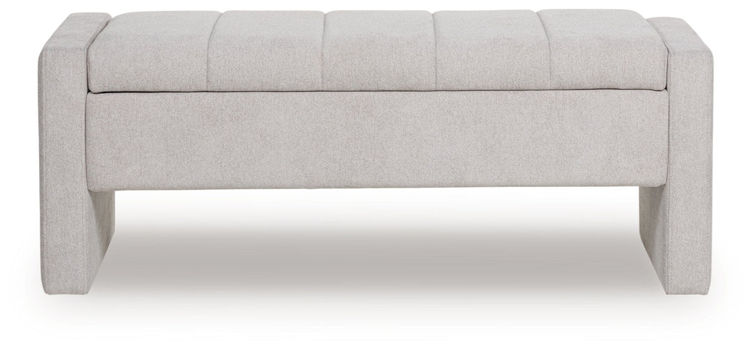 Akselman - Gray - Storage Bench