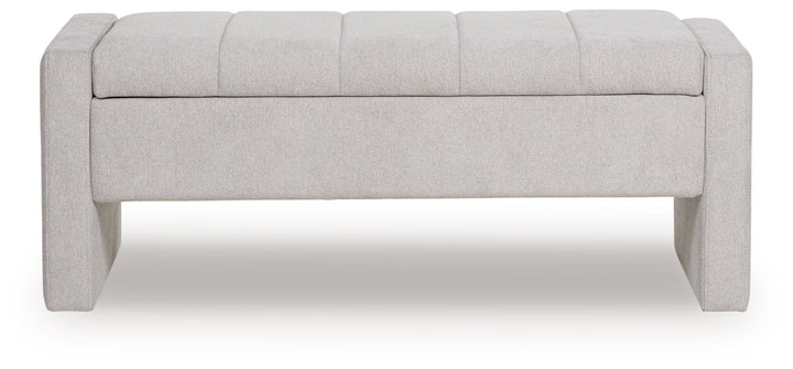 Akselman - Gray - Storage Bench