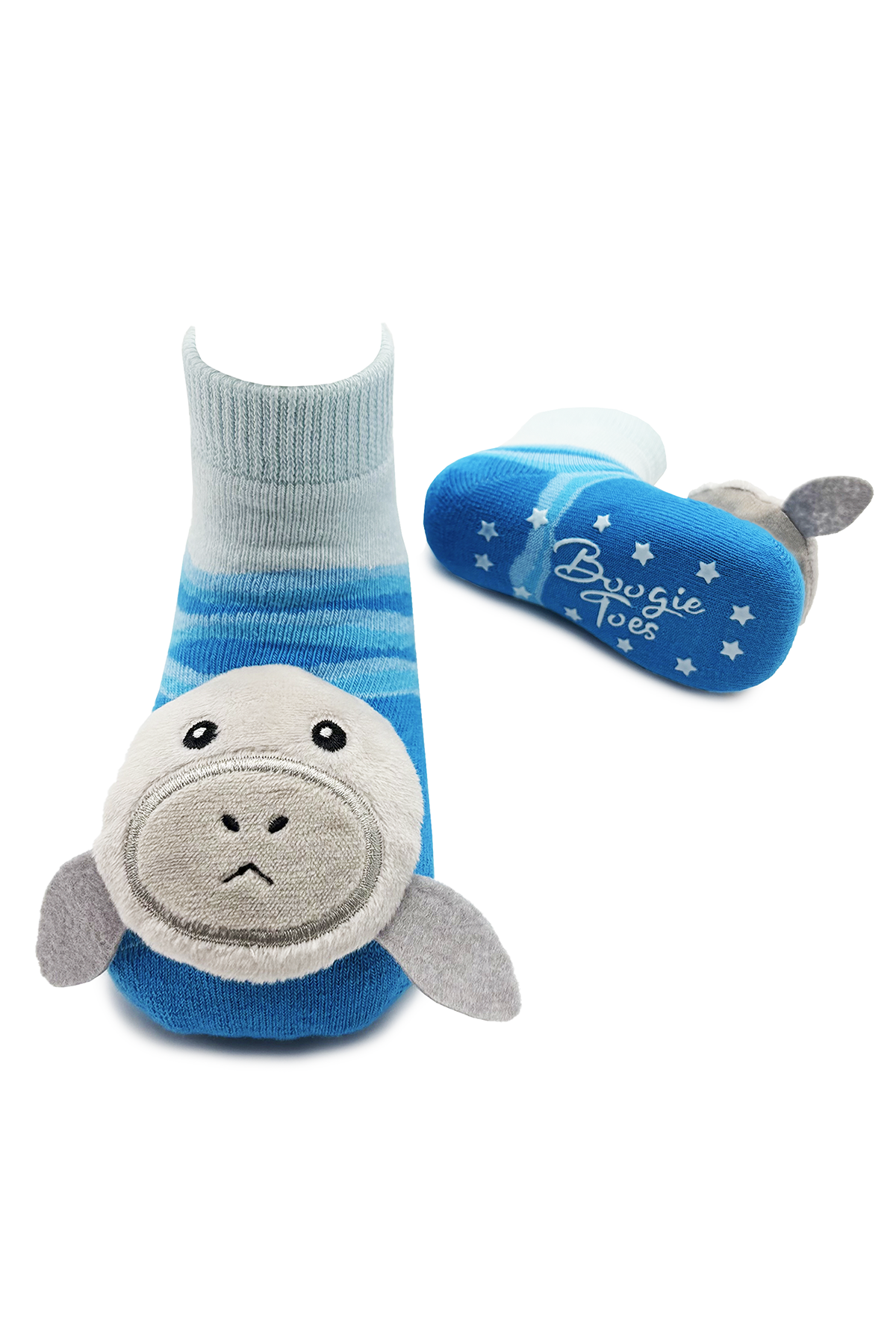 Baby Manatee Boogie Toes Rattle Socks: 1 - 2 Y