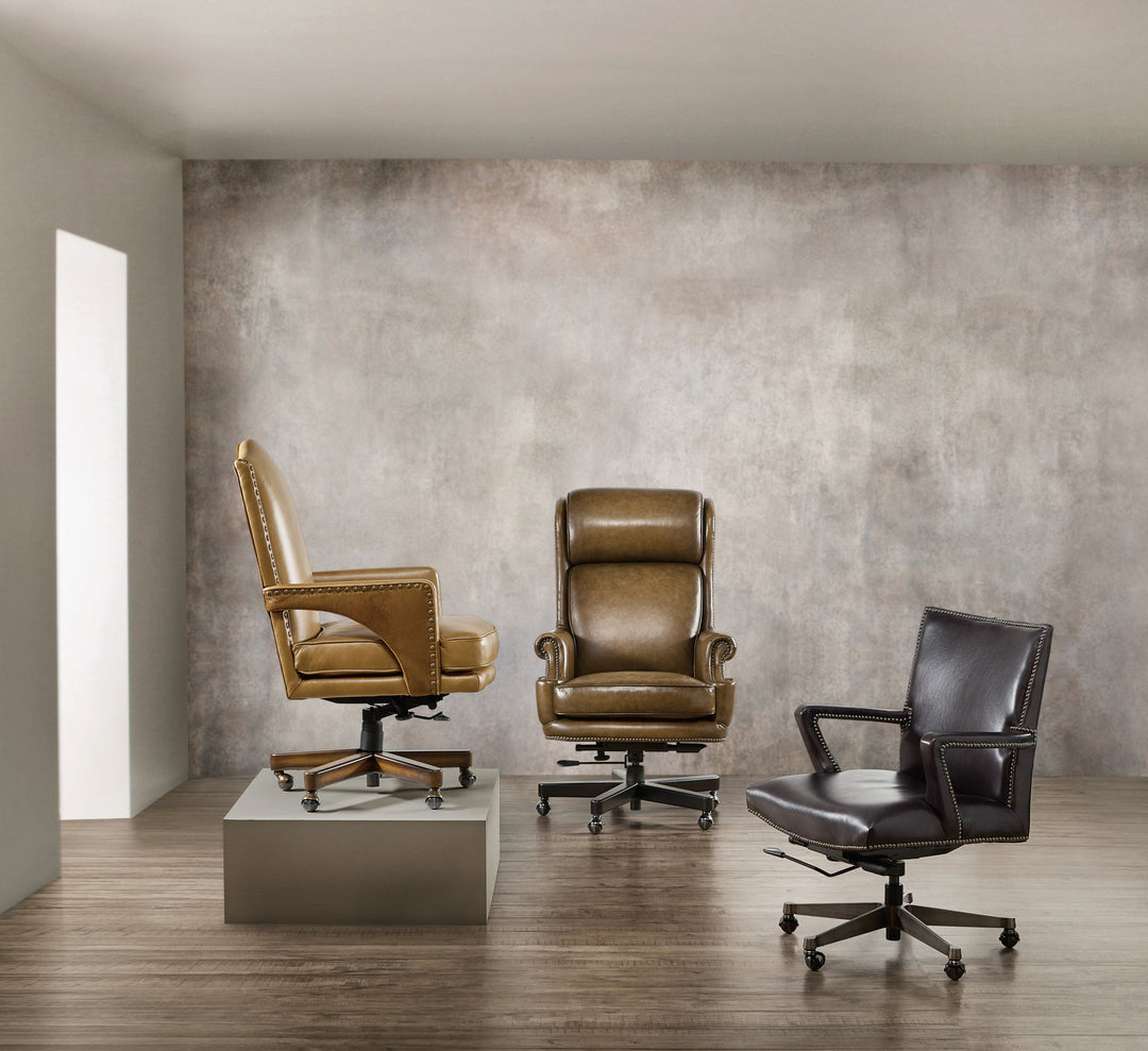 Tucker - Executive Swivel Tilt Chair - Dark Brown