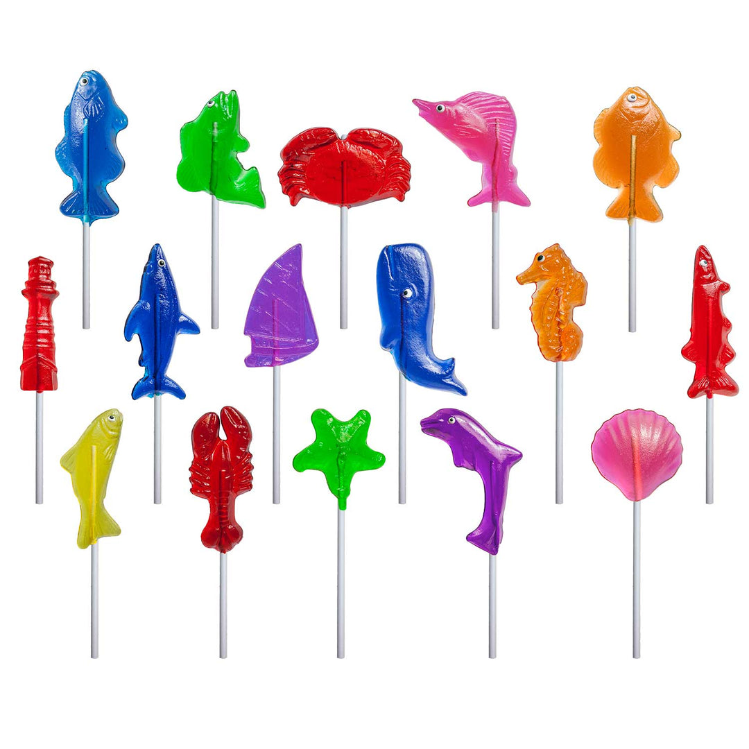 Seacoast Lollipops - Assorted: 24 pack with display