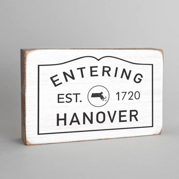 Personalized Entering Decorative Wooden Block