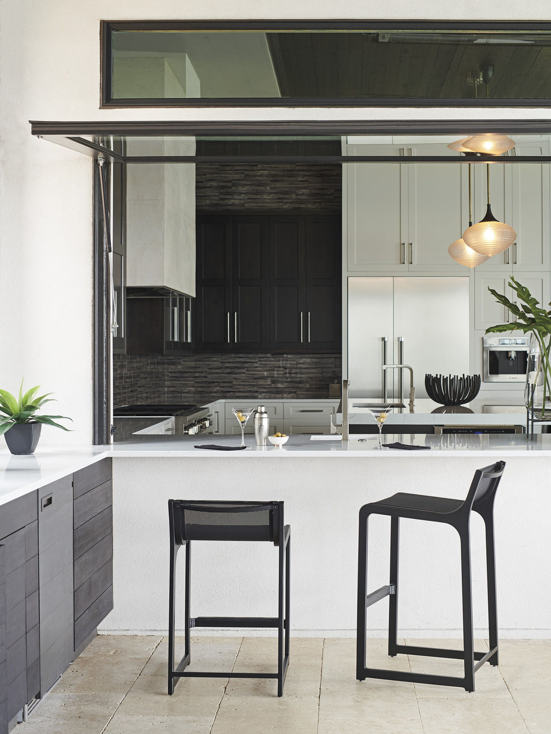 South Beach - Bar Stool - Dark Gray
