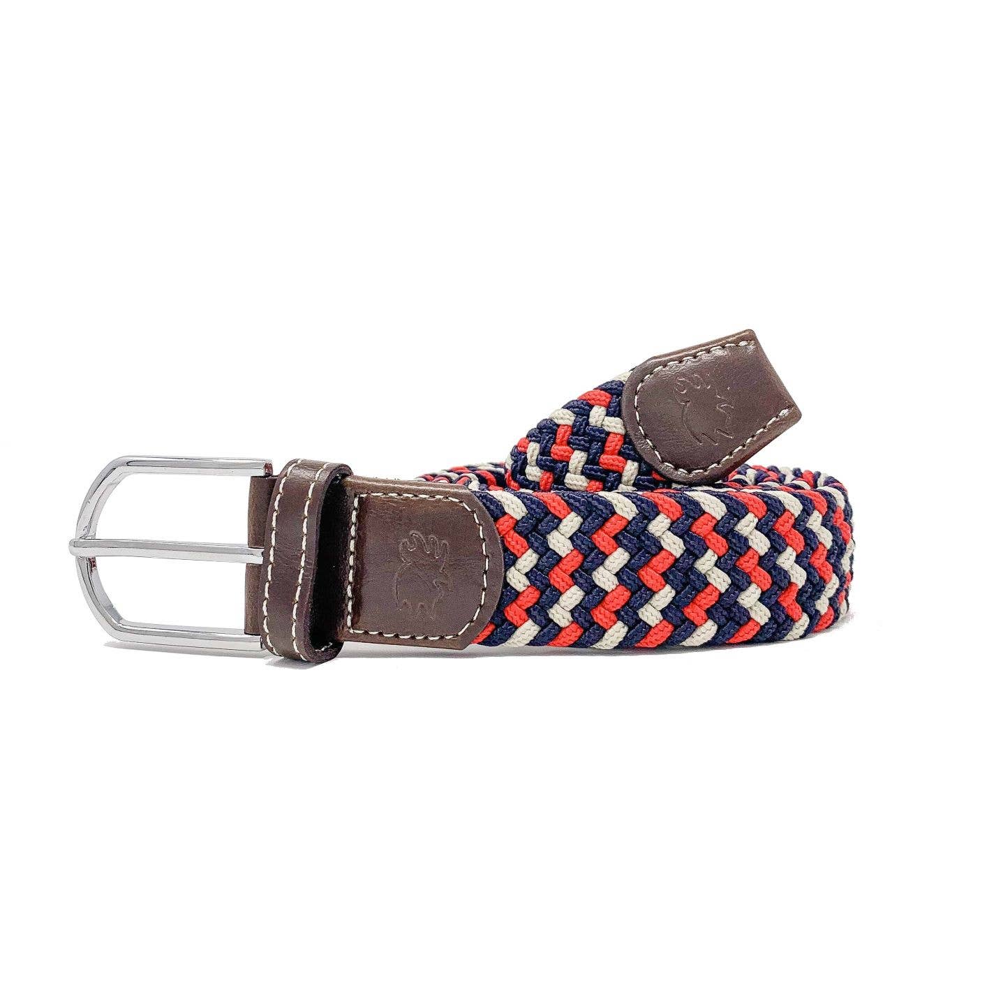 The Oxford Woven Stretch Belt: Large