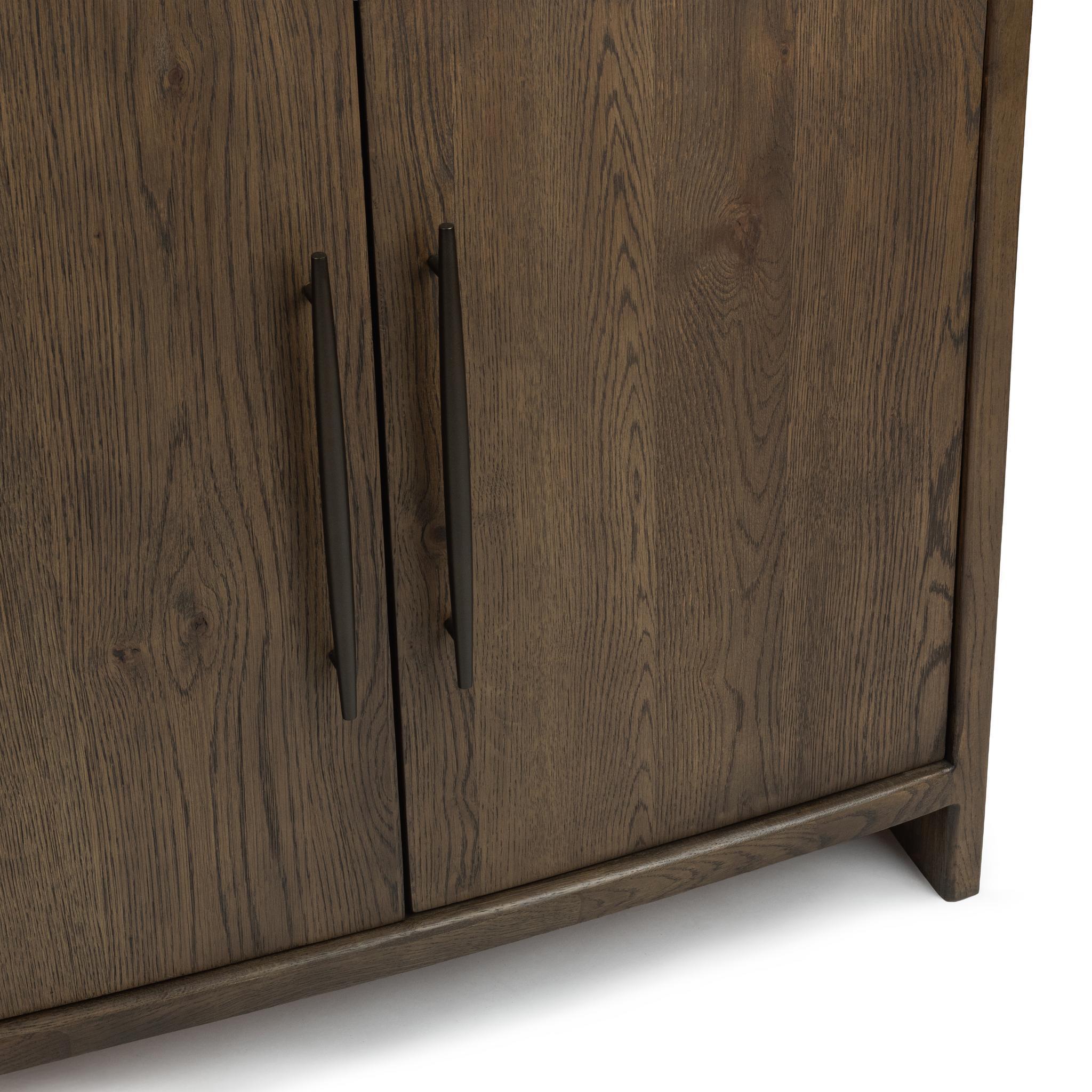 Estelle - 4 Door Buffet - Soft Cocoa