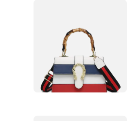 ANYA COLOR BLOCK CROSSBODY - WHT