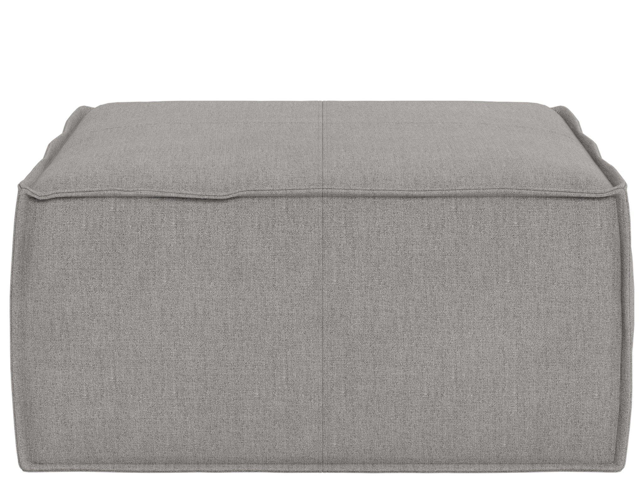 Bottega - Ottoman Large Outdoor, Special Order - Gray