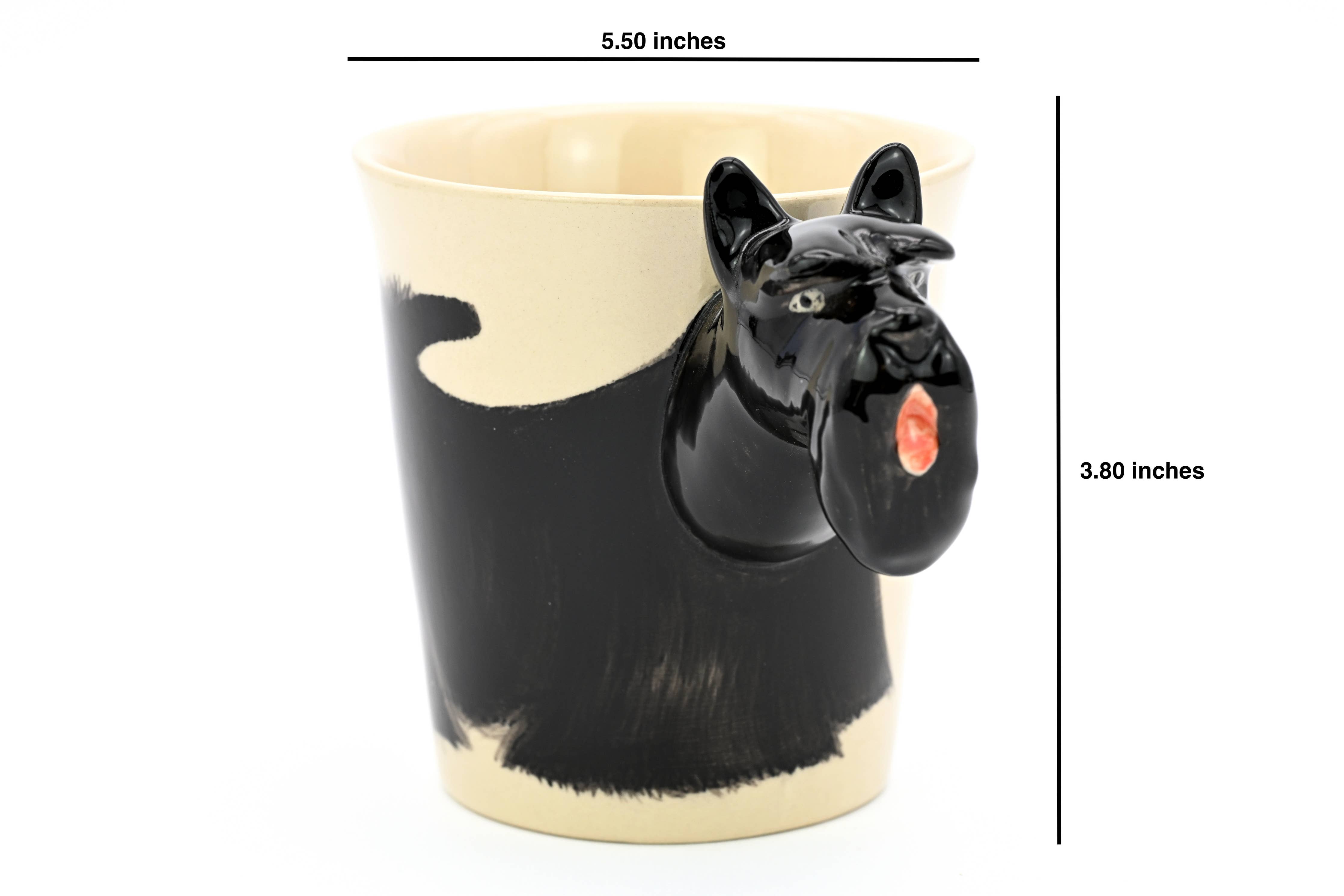 MUG80BLACK Scottish Terrier(black) mug 10 oz
