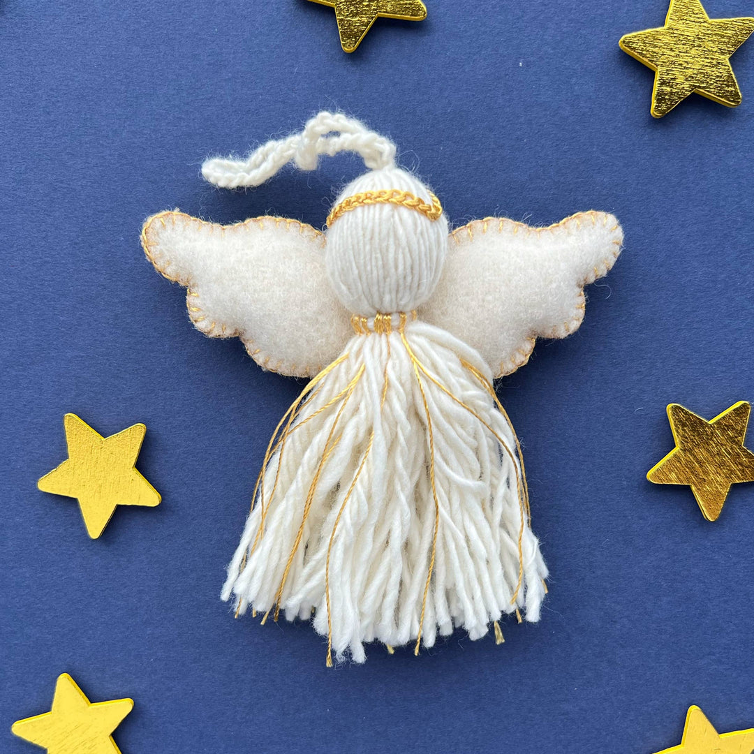 Tassel Fringe Angel Ornament