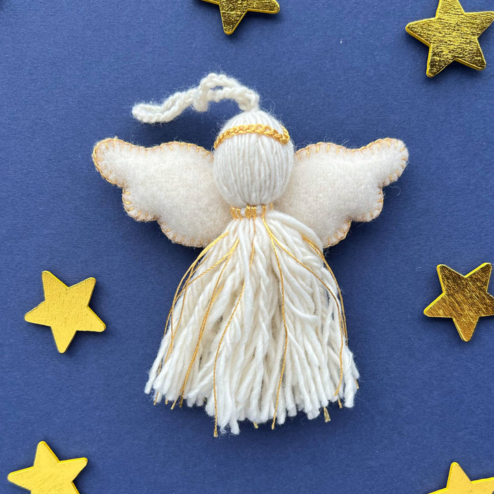 Tassel Fringe Angel Ornament