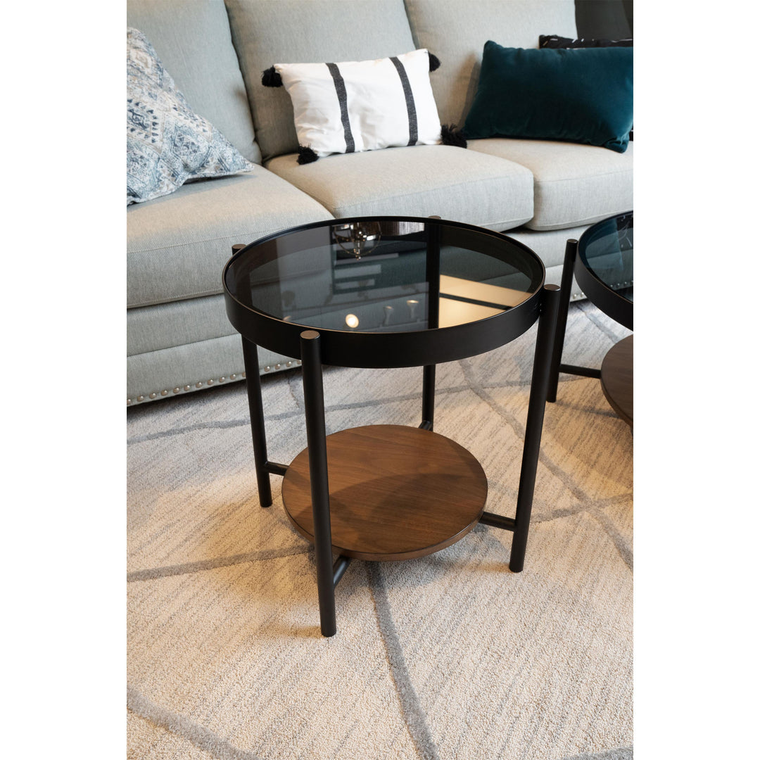 Felix - Round Side Table - Black