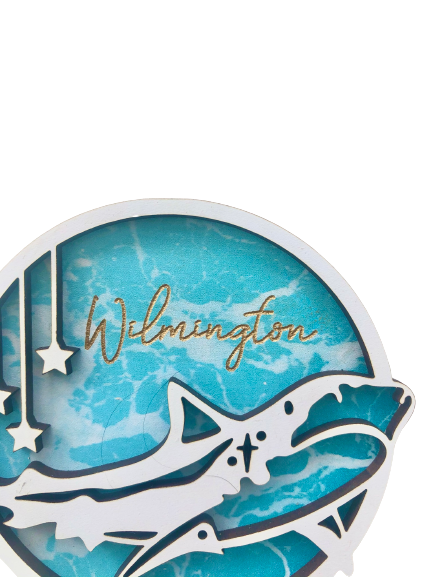 Customizable Shark Ocean Magnet | Tourist Souvenir