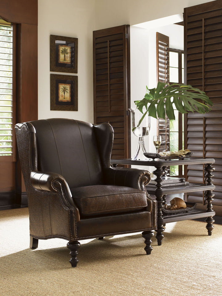 Royal Kahala - Tropic Lamp Table - Dark Brown
