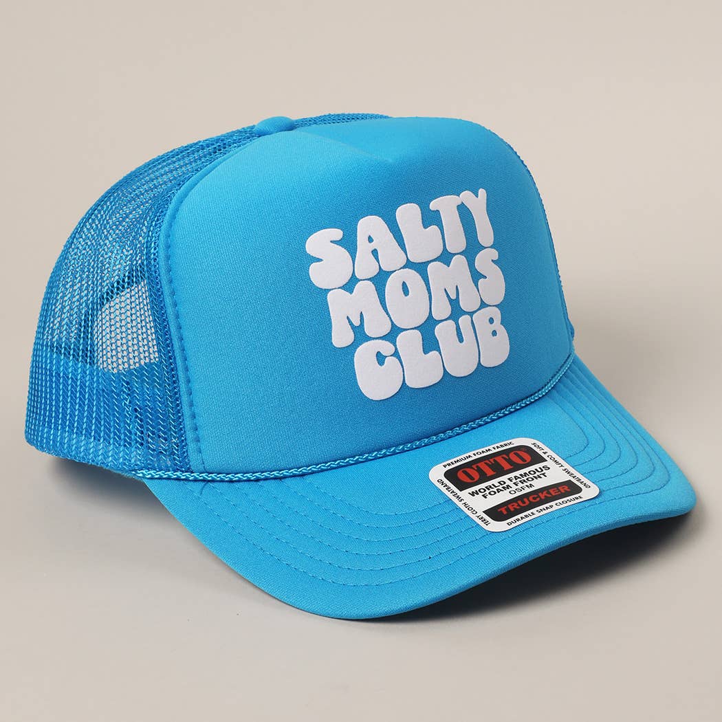 Salty Moms Club Printed Mesh Back Trucker Hat