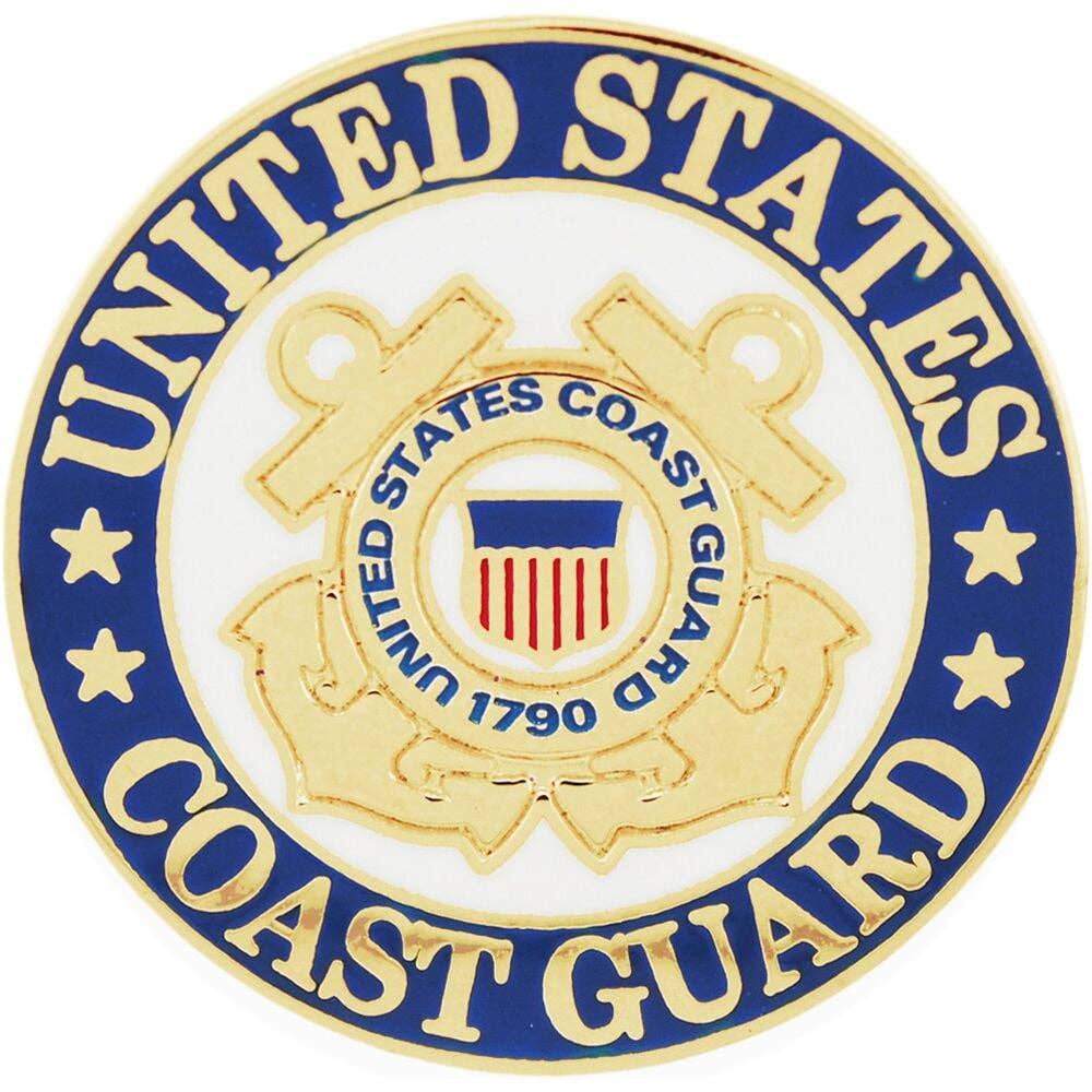 Coastal Service Logo Collectible Gift Shop Enamel Pin - 1"