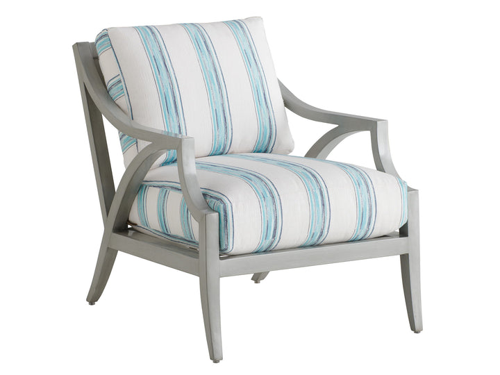Silver Sands - Metal Lounge Chair - Pearl Silver