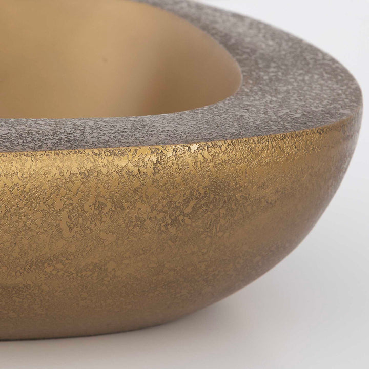 Ovate - Bowls (Set of 2) - Brass