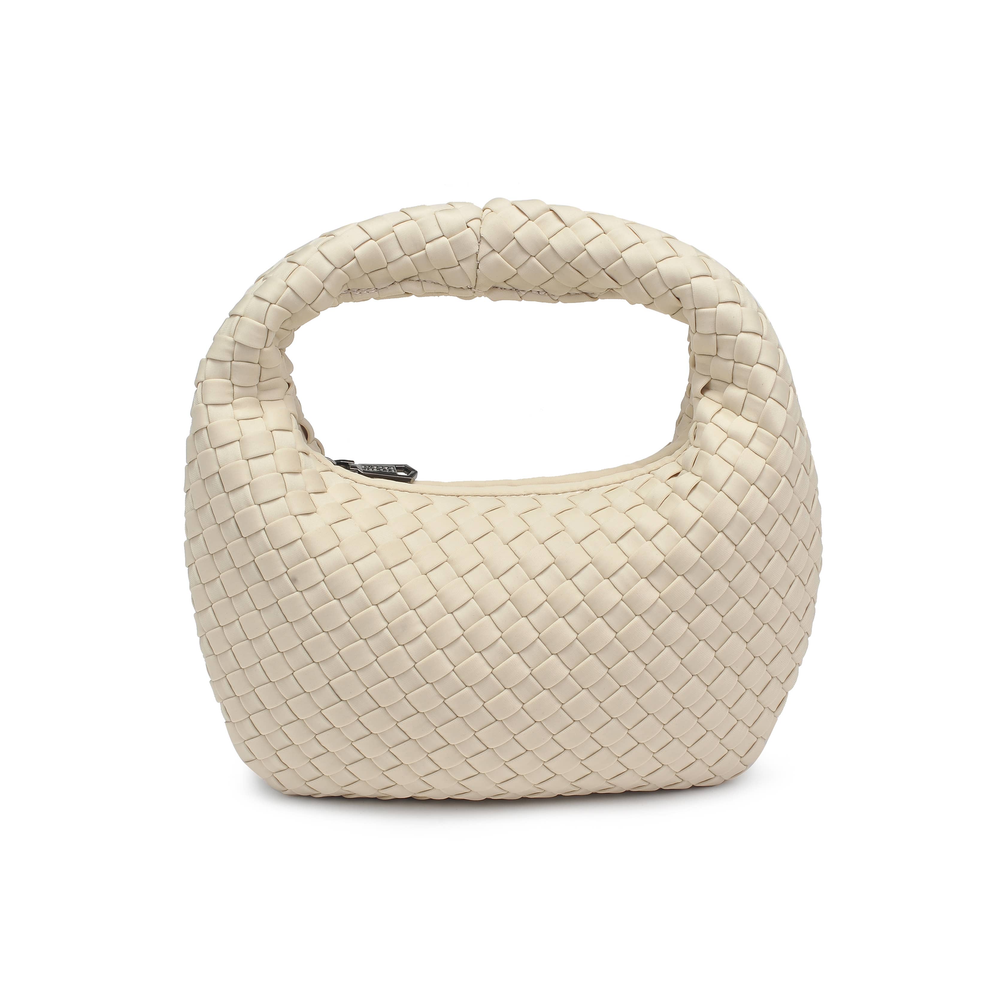 Dare to Dream - Small Woven Neoprene Clutch: Dark Denim
