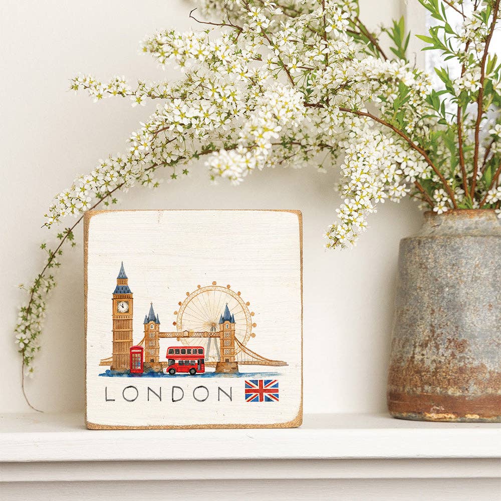 London Block Sign