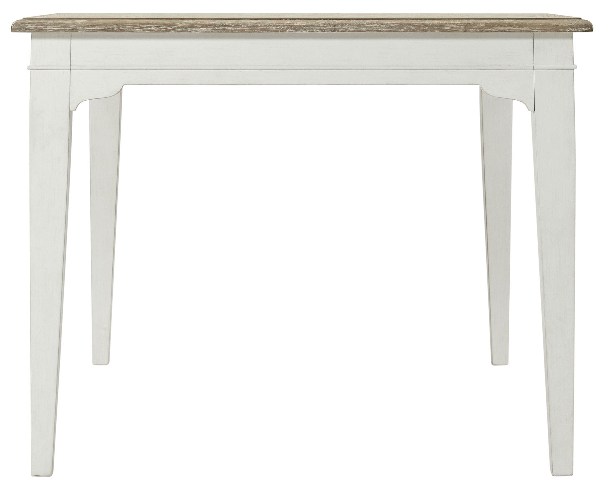 Myra - Rectangular Leg Dining Table - Natural / Paperwhite
