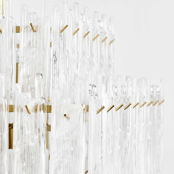 Everly - Chandelier Square - Clear/White