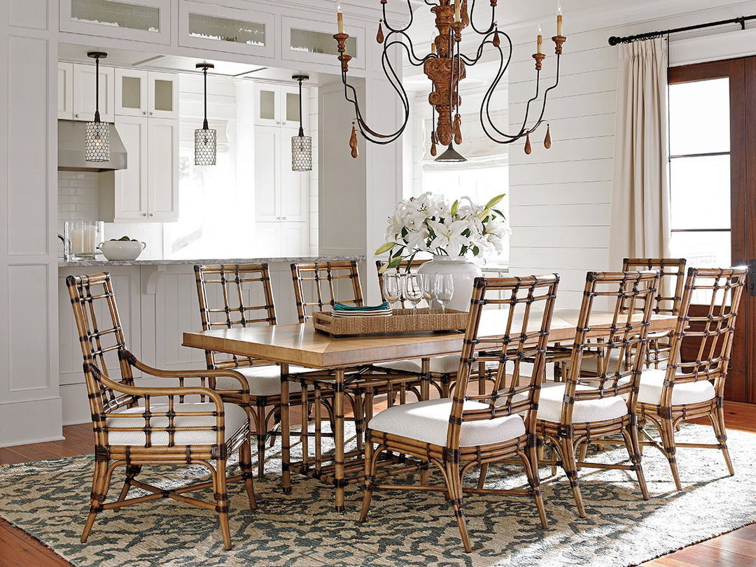 Twin Palms - Seaview Arm Chair - Light Brown