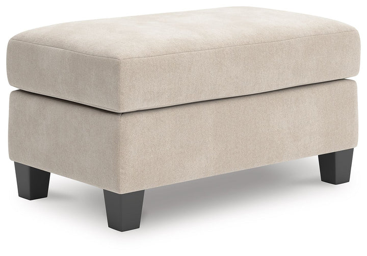 Willarae - Taupe - 2 Pc. - Chair And A Half, Ottoman