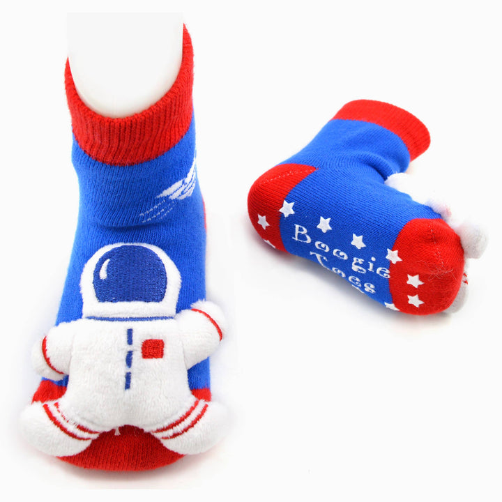 Baby Astronaut Boogie Toes - Baby Rattle Socks: 1 - 2 Y