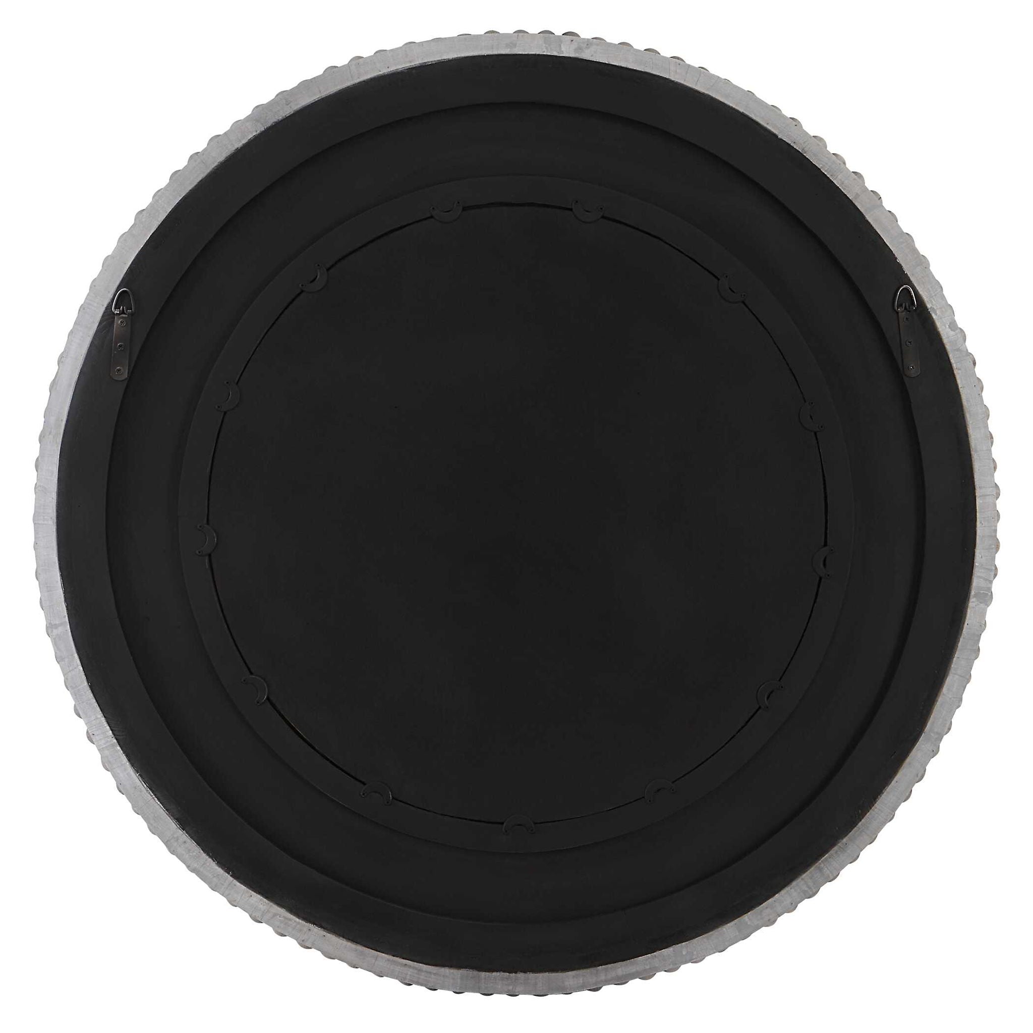 Portside - Round Gray Mirror