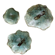 Teo - Wood Wall Art (Set of 3) - Light Blue