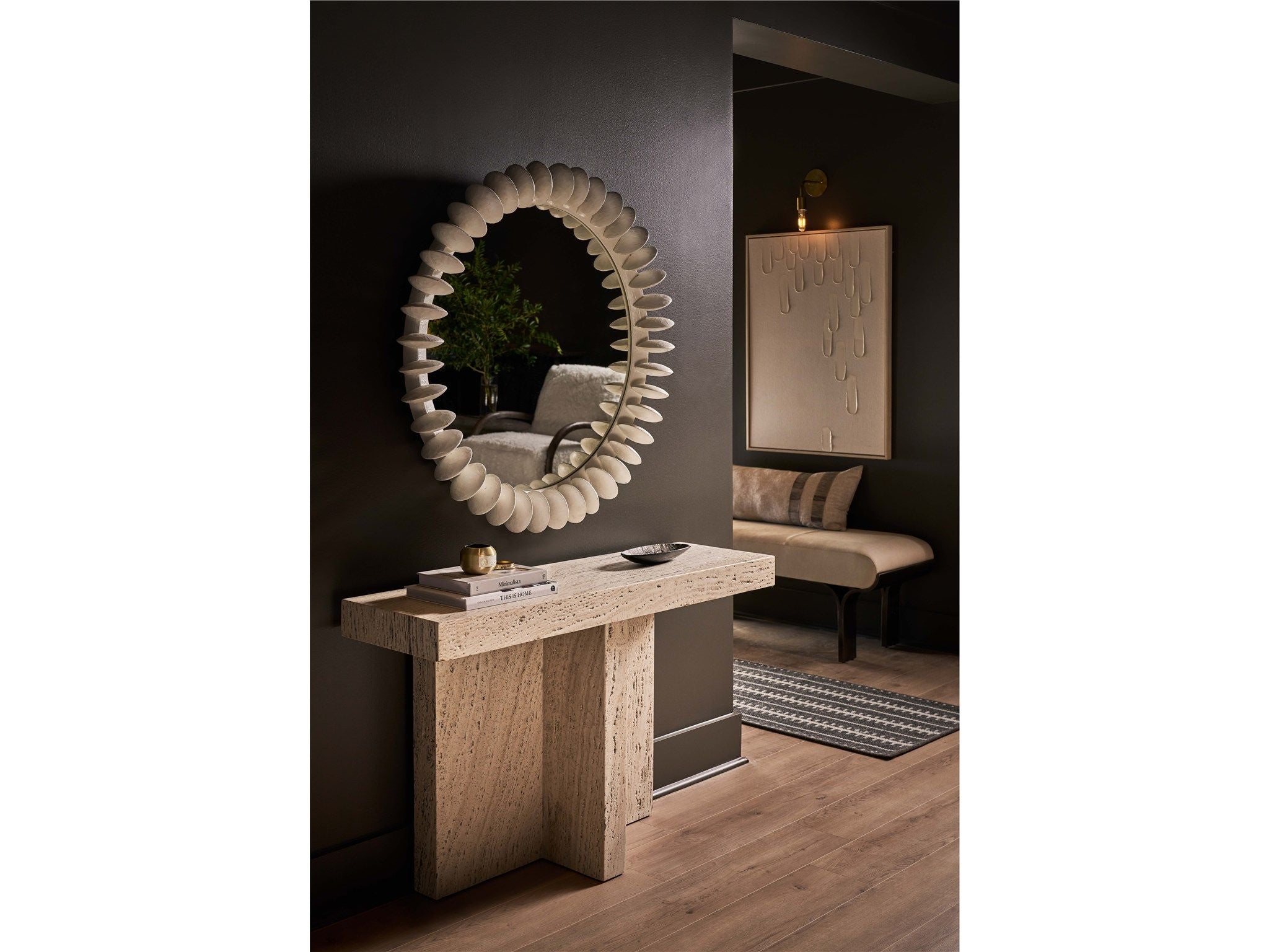 Modern - Solstice Mirror - White