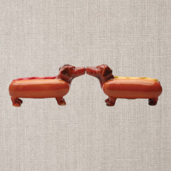 Happy Hot Dogs Salt and Pepper Shaker Set