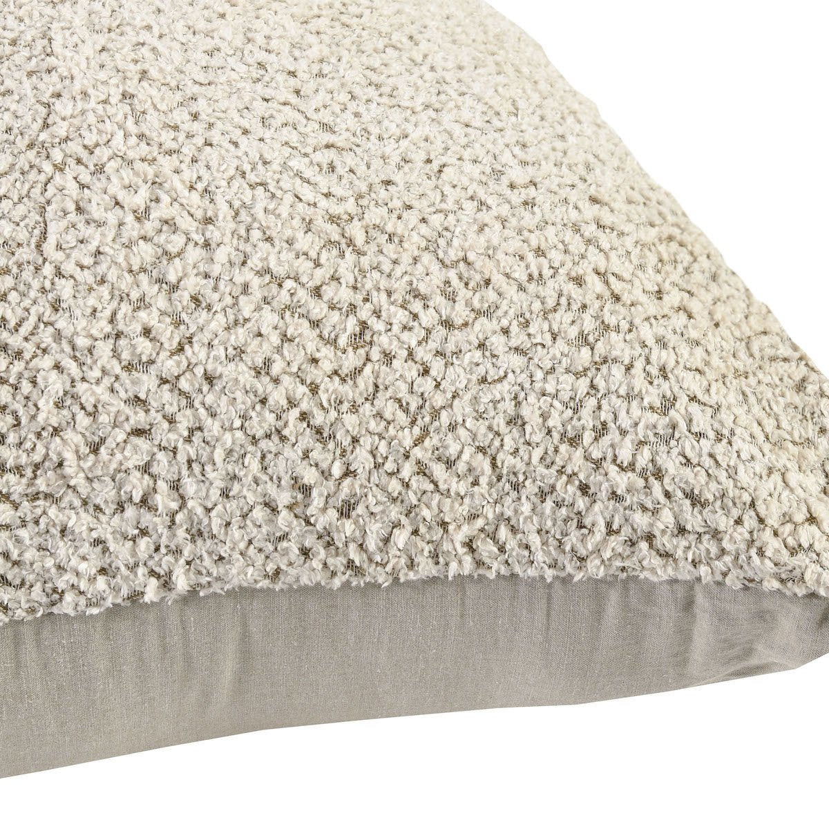 Maris - Floor Cushion - Ivory/Natural