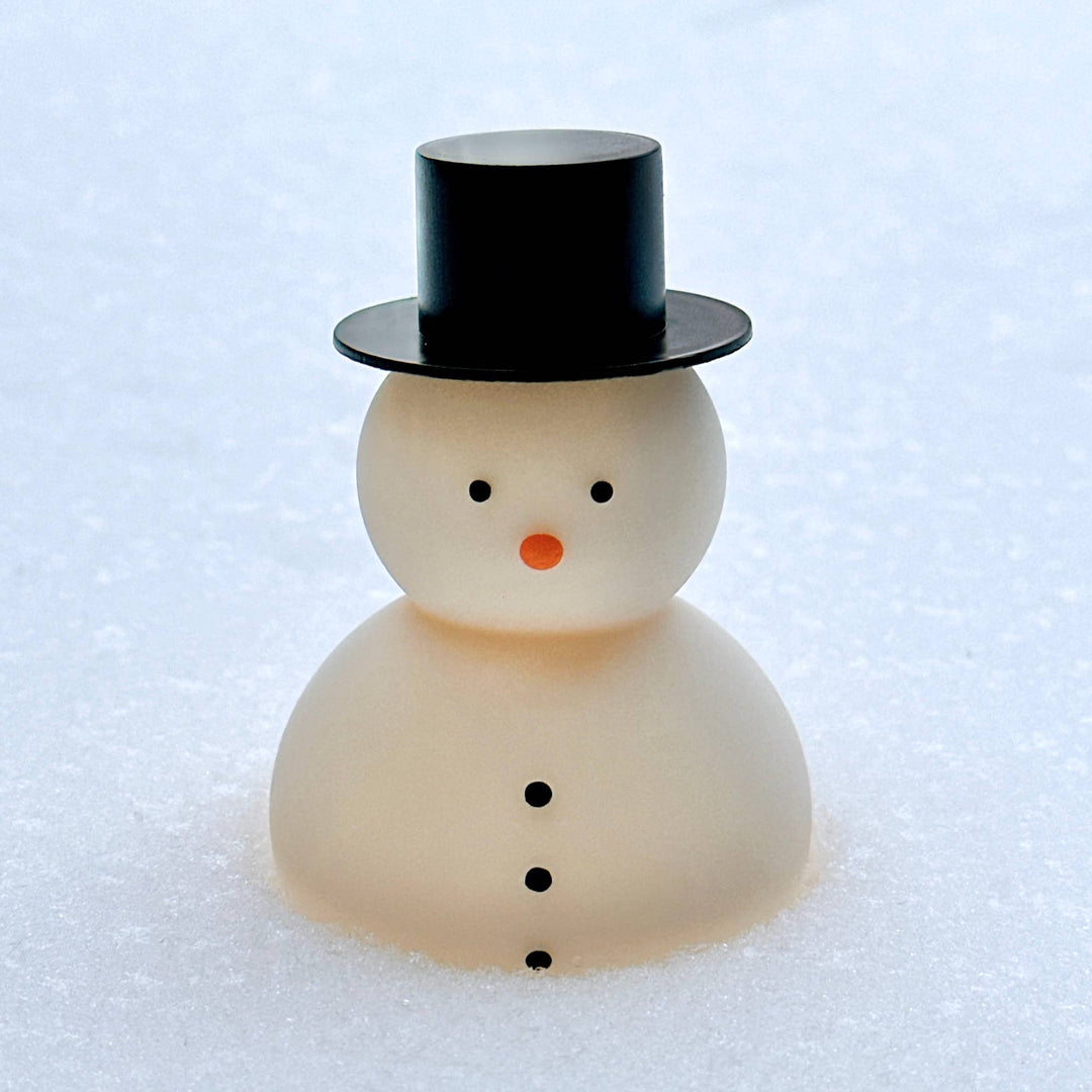 Snowman Candle | Christmas Candle: Unscented