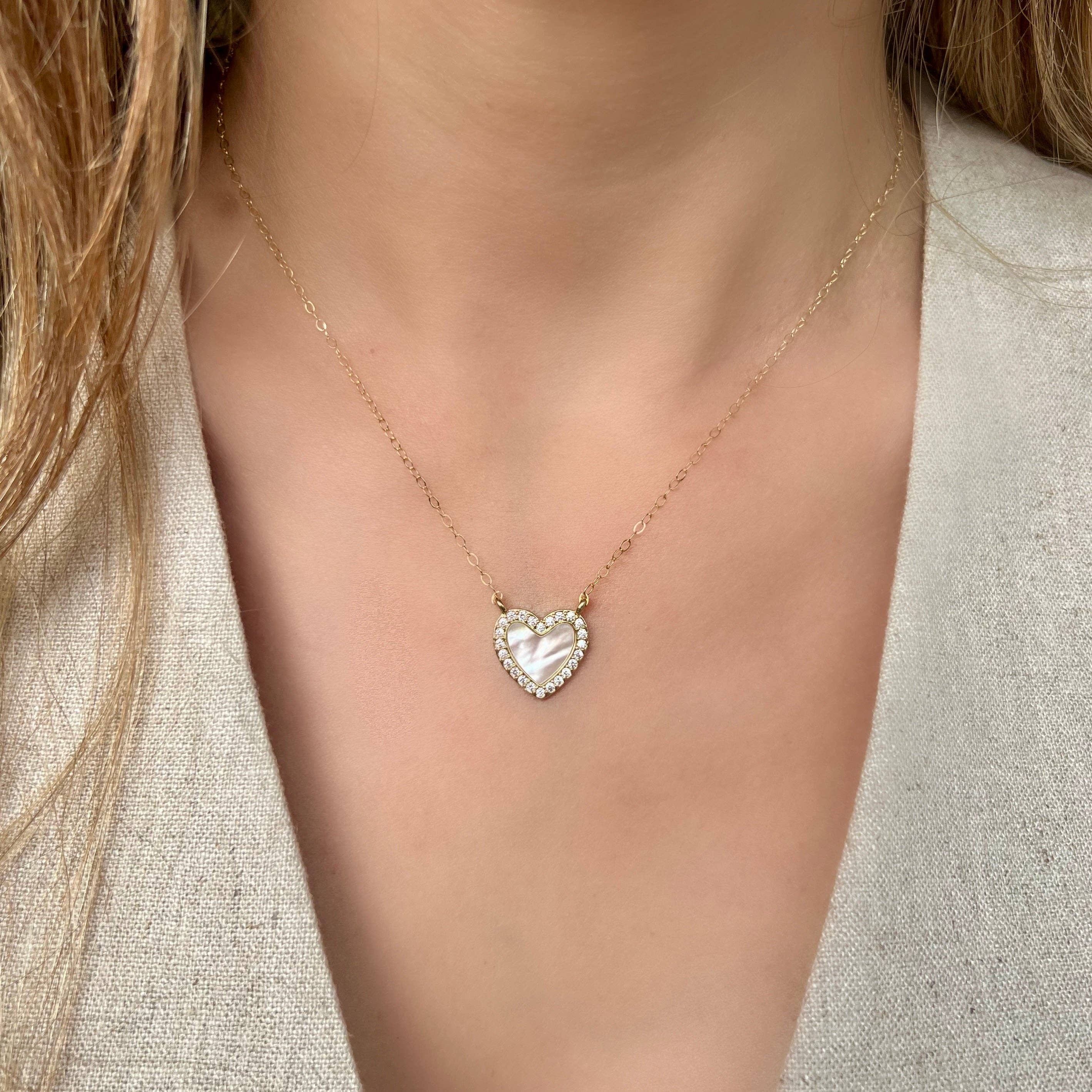 Cora  Necklace: White