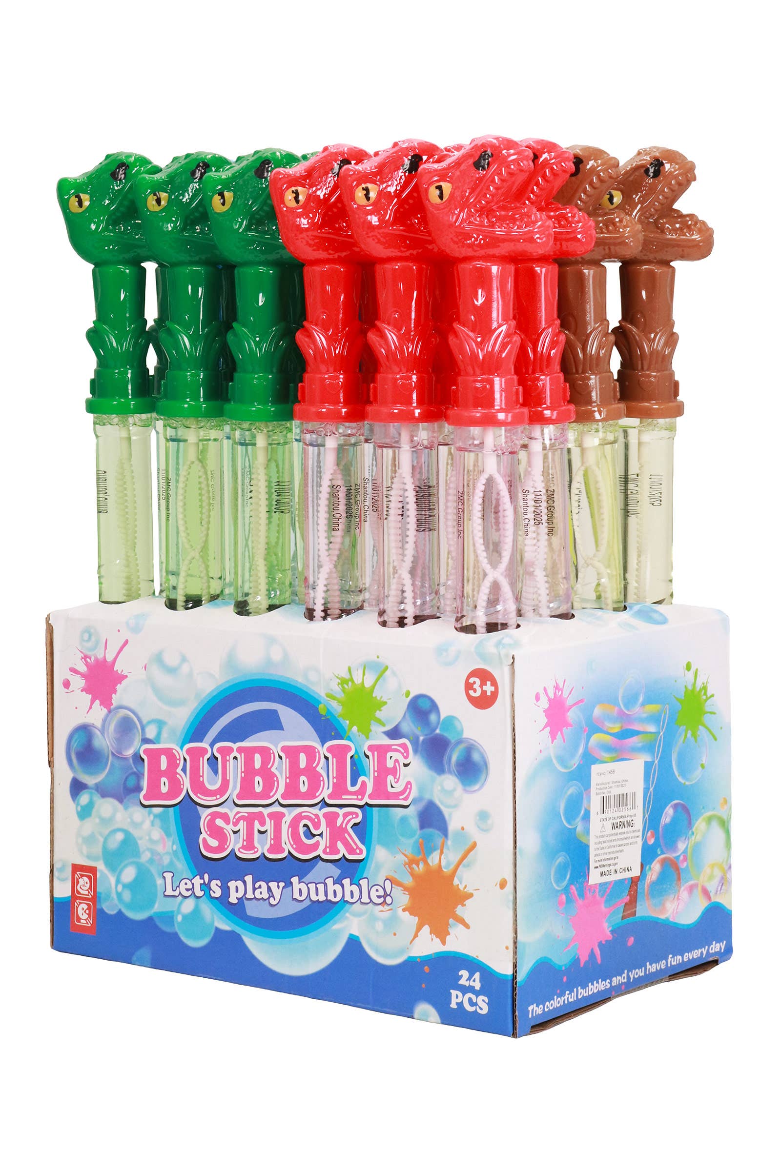 T-Rex Dinosaur 5-Emission Hole Bubble Wand