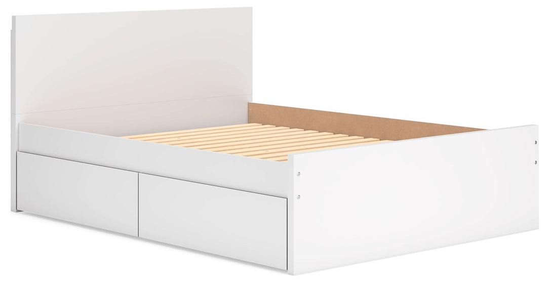 Onita - Panel Platform Bed With Storage