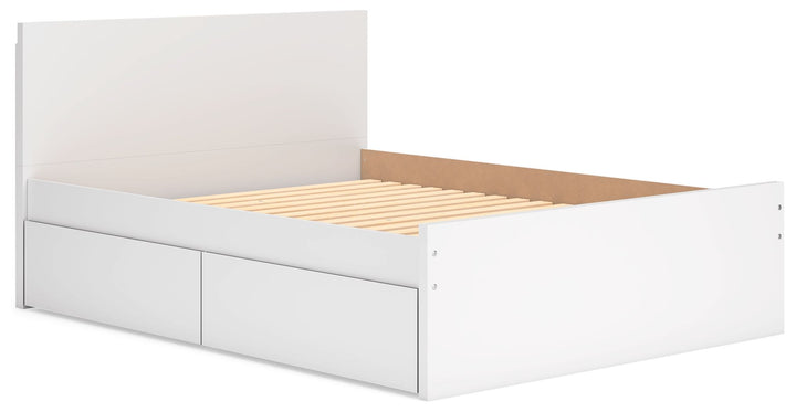 Onita - Panel Platform Bed With Storage