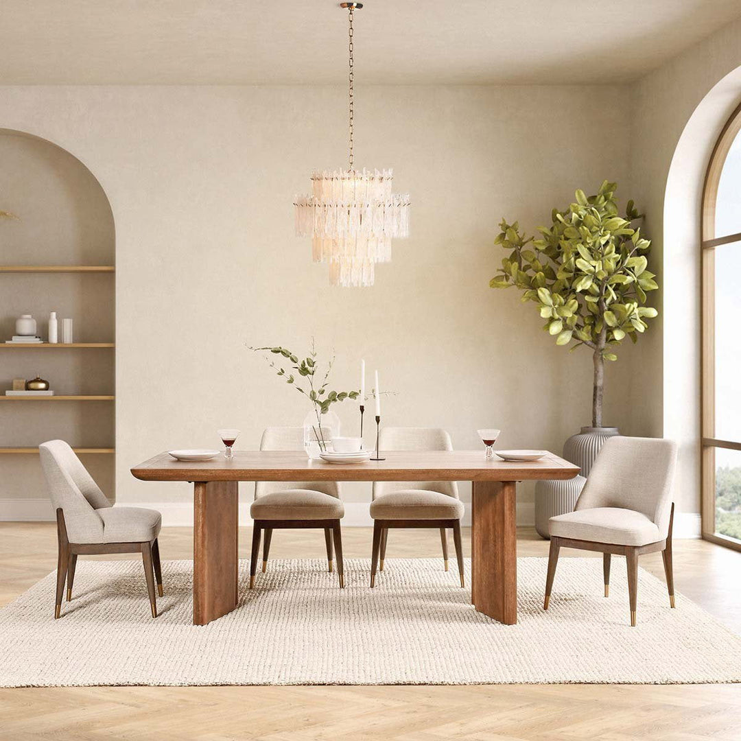 Selena - Dining Table - Umber