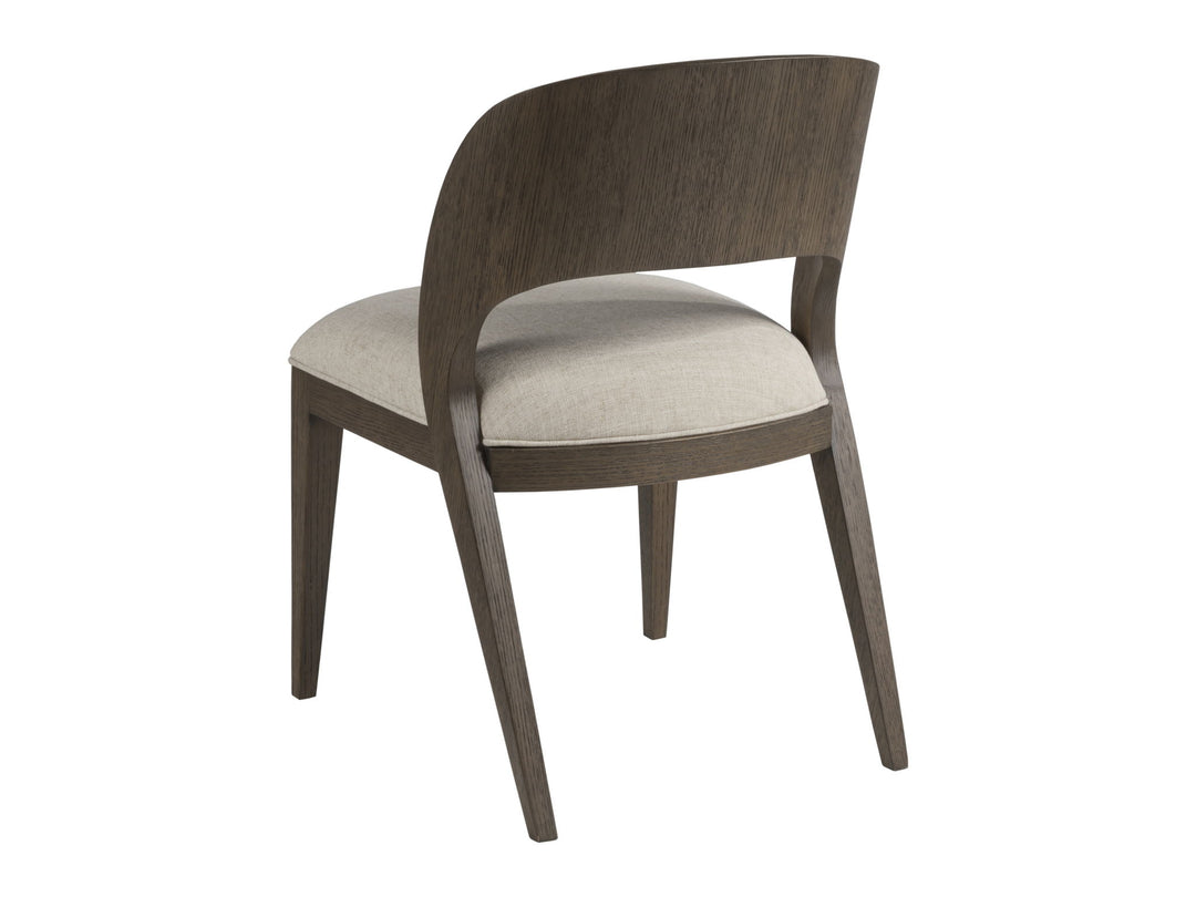 Andare - Dining Side Chair - Dark Brown / Gray