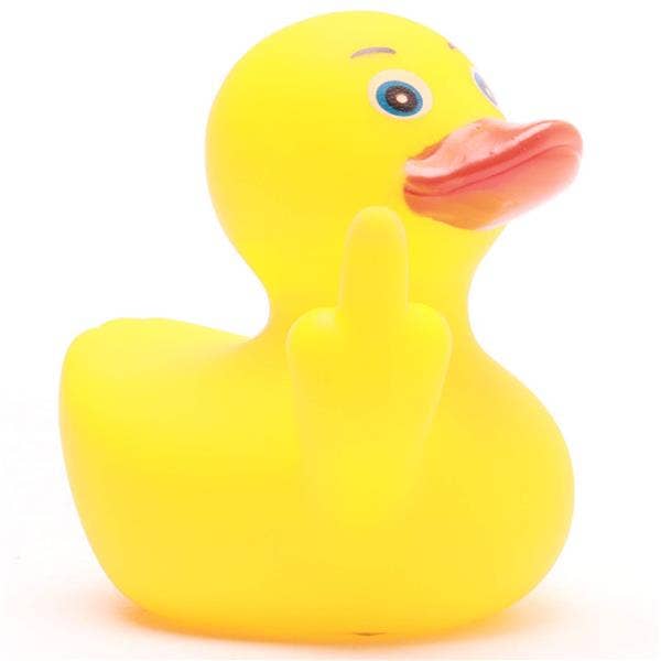 Duck You Rubber Duck - Middle Finger Rubber Duck