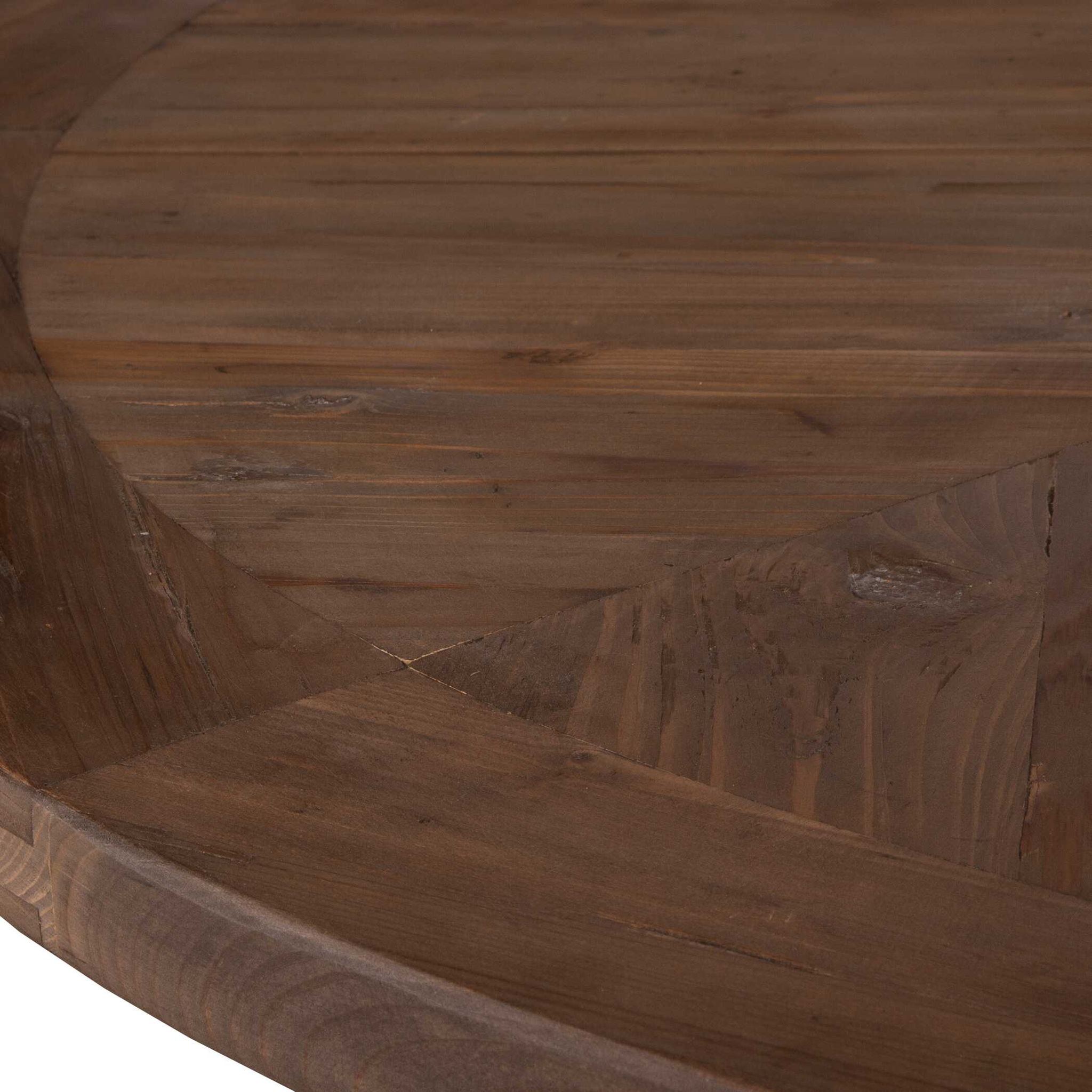 Stratford - Wood Round Dining Table - Dark Brown