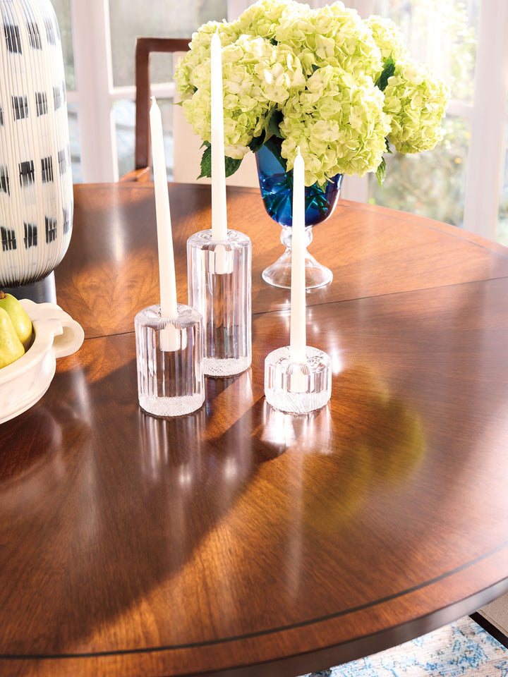 Rendezvous - Warwick Round Dining Table - Dark Brown