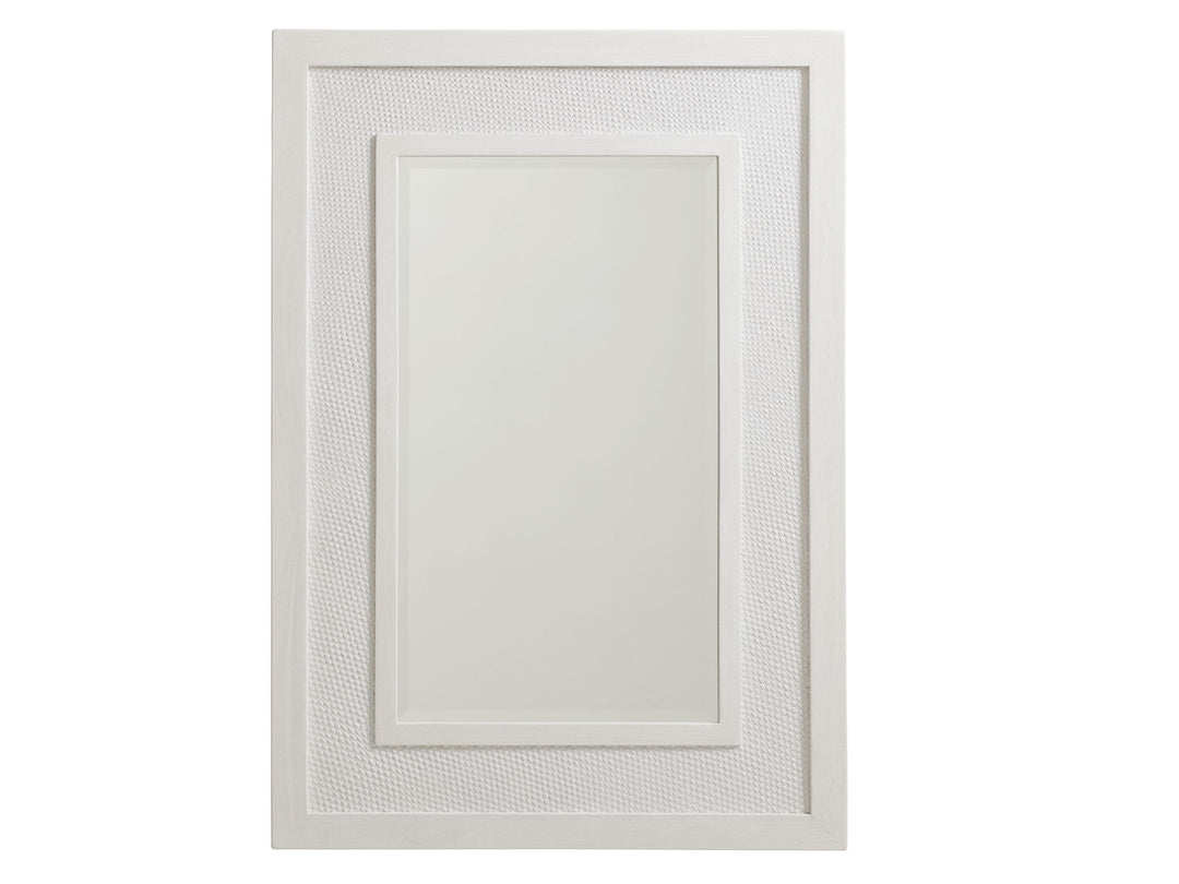 Ocean Breeze - Granada Rectangular Mirror - White