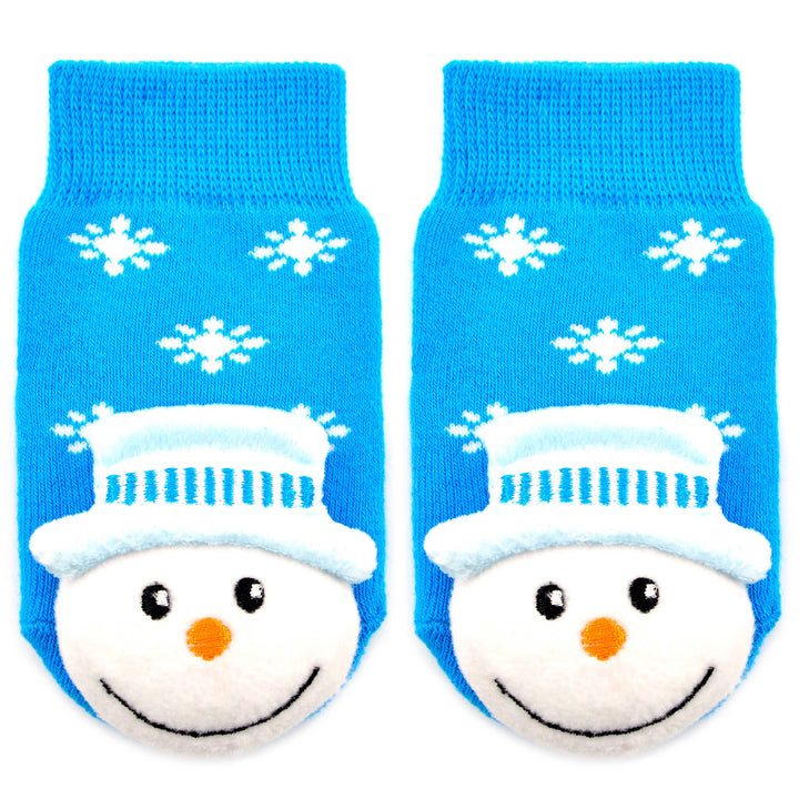 Snowman Christmas Boogie Toes Rattle Socks: 0 - 1 Y