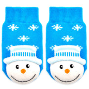 Snowman Christmas Boogie Toes Rattle Socks: 1 - 2 Y